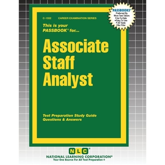 Pre-Owned Career Examination Associate Staff Analyst, Book 1552, (Paperback)