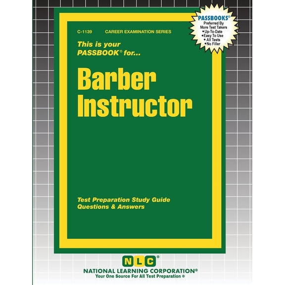 Career Examination Barber Instructor, Book 1139, (Paperback)