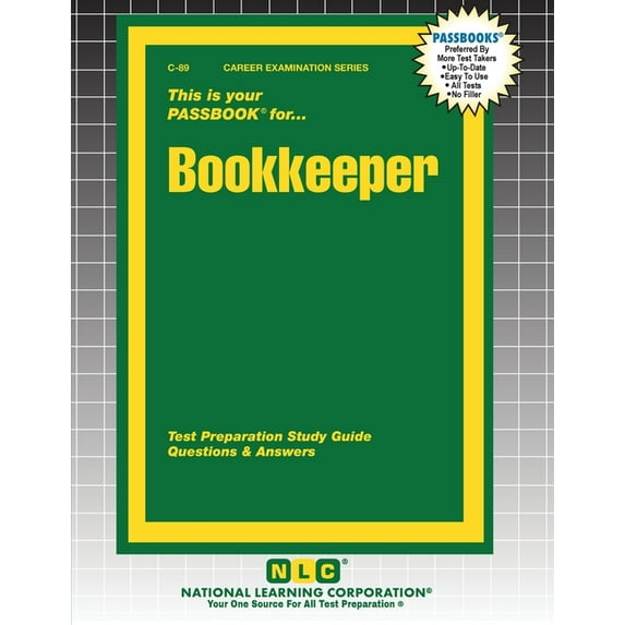 Career Examination Bookkeeper, Book 89, (Paperback)
