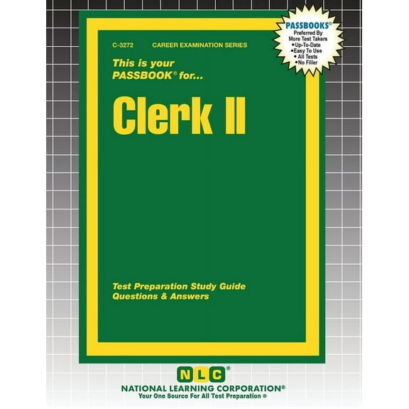 Career Examination Clerk II, Book 3272, (Paperback)
