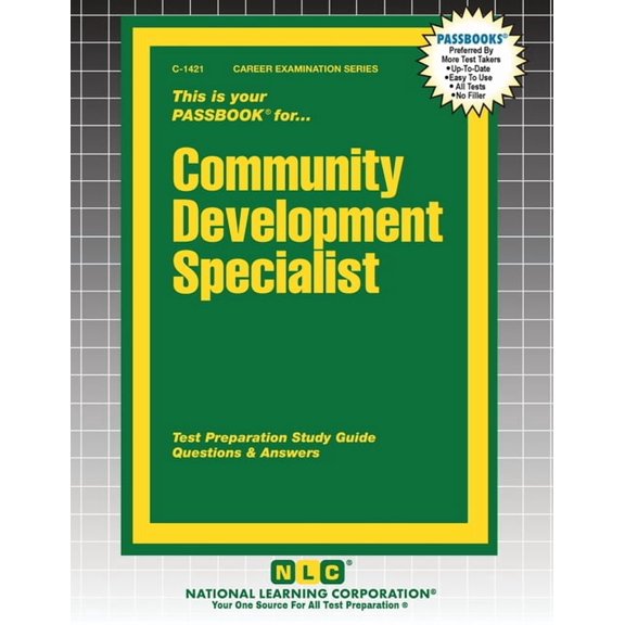 Career Examination Community Development Specialist, Book 1421, (Paperback)