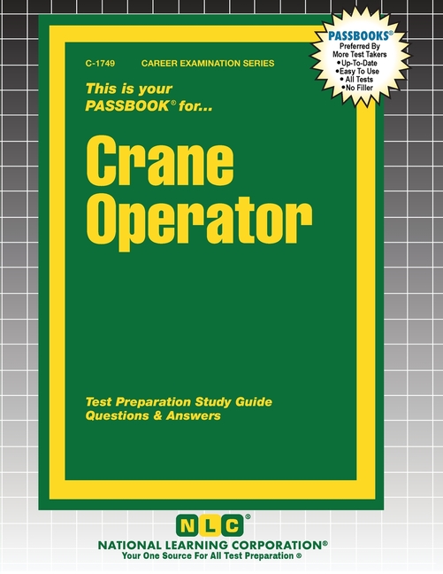 Career Examination Crane Operator, Book 1749, (Paperback)