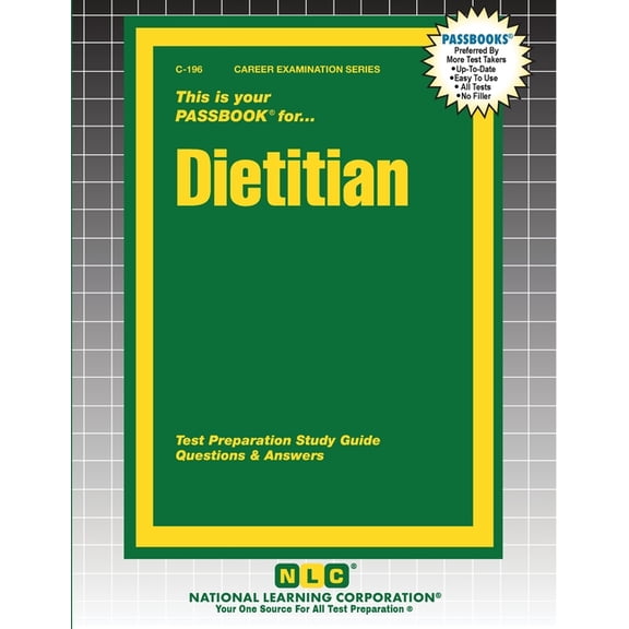 Career Examination Dietitian, Book 196, (Paperback)