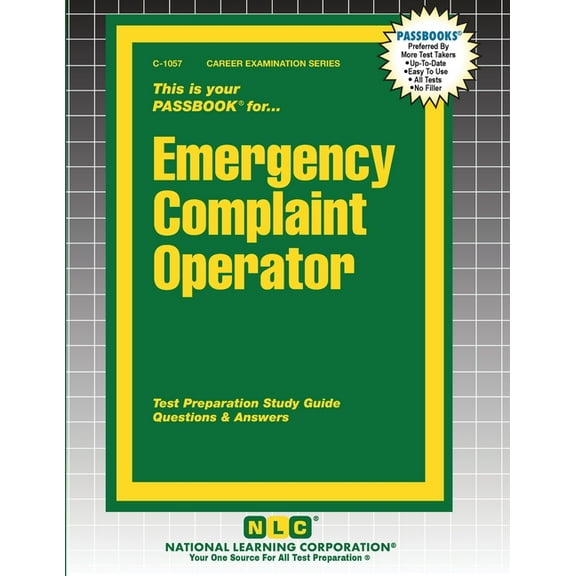 Career Examination Emergency Complaint Operator, Book 1057, (Paperback)