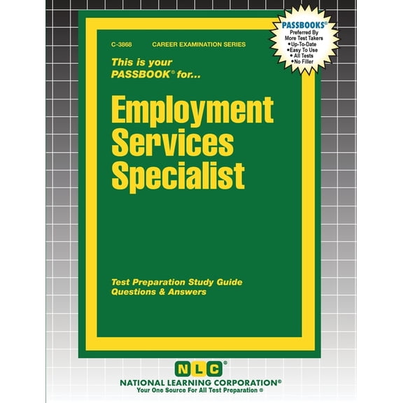 Career Examination Employment Services Specialist, Book 3868, (Paperback)
