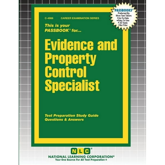 Career Examination Evidence and Property Control Specialist, Book 4968, (Paperback)