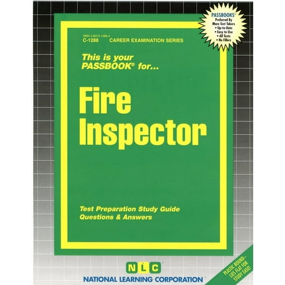 Career Examination: Fire Inspector : Passbooks Study Guide (Other)