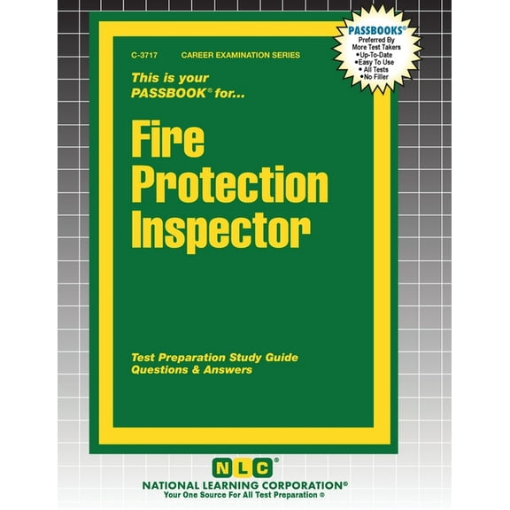 Career Examination Fire Protection Inspector, Book 3717, (Paperback)