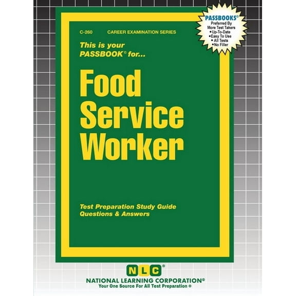 Career Examination Food Service Worker, Book 260, (Paperback)