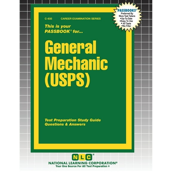 Career Examination General Mechanic (USPS), Book 835, (Paperback)
