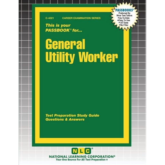 Career Examination General Utility Worker, Book 4321, (Paperback)