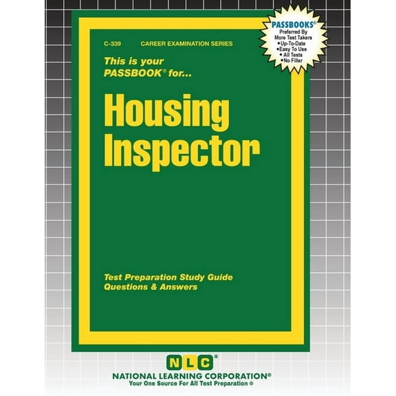 Career Examination Housing Inspector, Book 339, (Paperback)