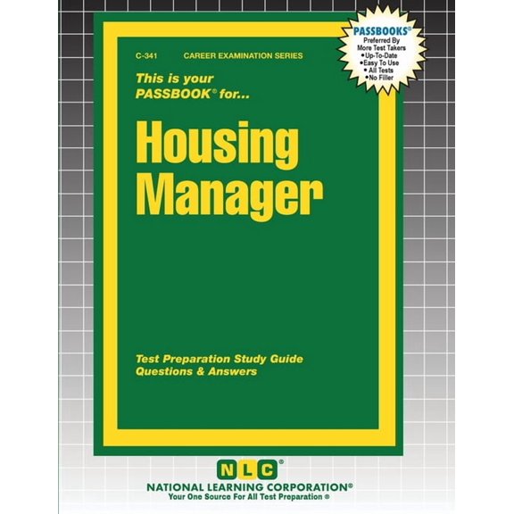 Career Examination Housing Manager, Book 341, (Paperback)