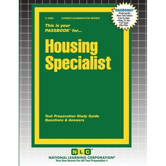 Career Examination Housing Specialist, Book 3892, (Paperback)
