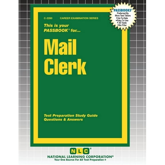 Career Examination Mail Clerk, Book 2280, (Paperback)