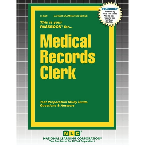 Career Examination Medical Records Clerk, Book 2309, (Paperback)