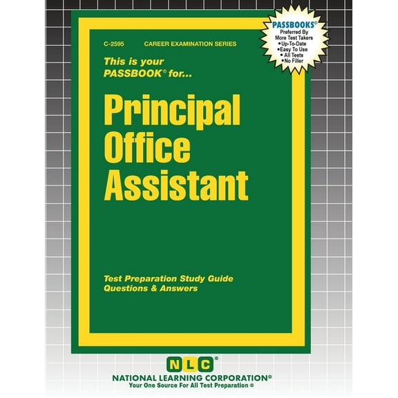 Career Examination Principal Office Assistant, Book 2595, (Paperback)