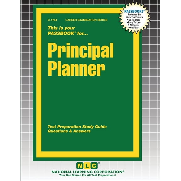 Career Examination Principal Planner, Book 1764, (Paperback)