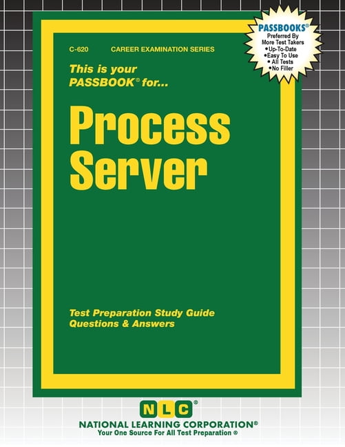 Career Examination Process Server, Book 620, (Paperback)