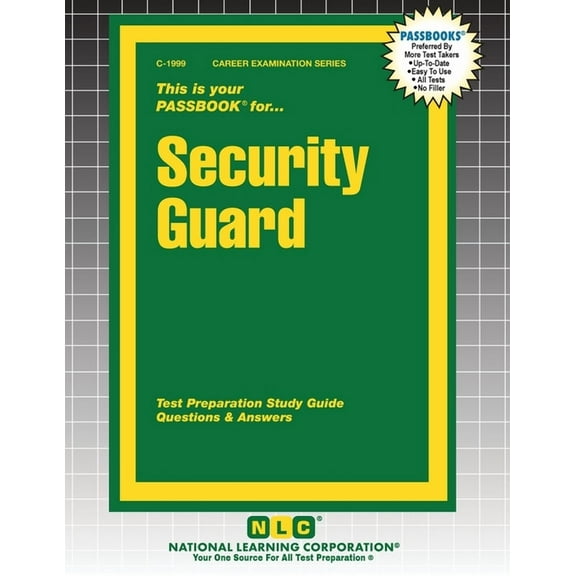 Career Examination Security Guard, Book 1999, (Paperback)