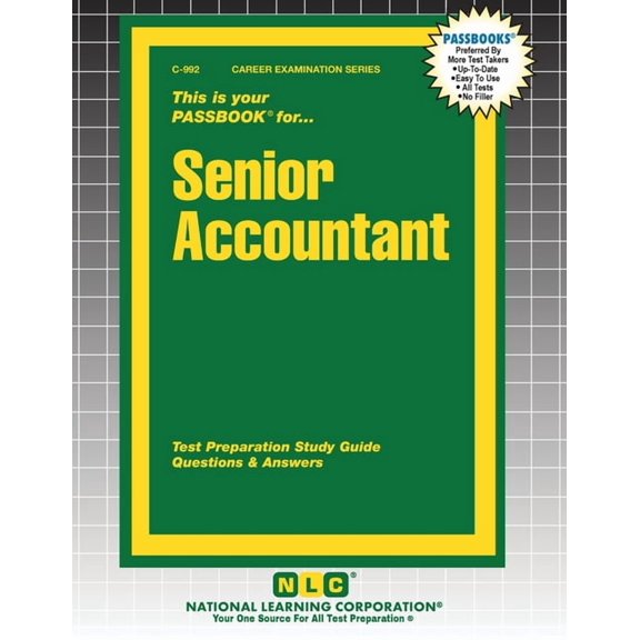 Career Examination Senior Accountant, Book 992, (Paperback)