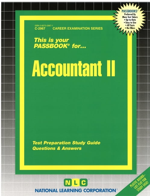 Career Examination Series: Accountant II : Passbooks Study Guide (Other)