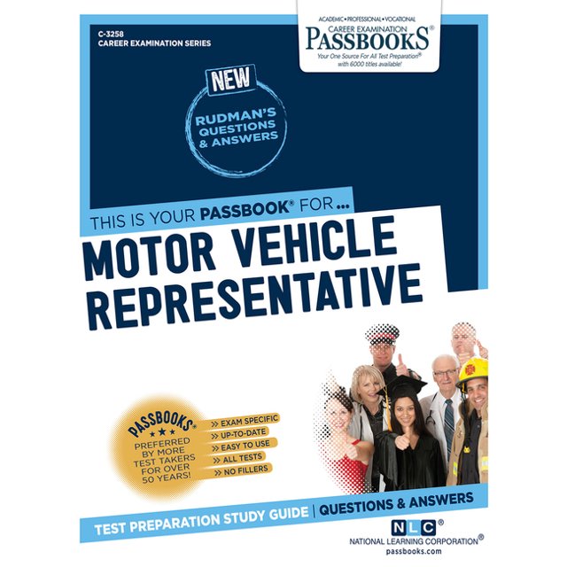 Career Examination Series Motor Vehicle Representative (C3258