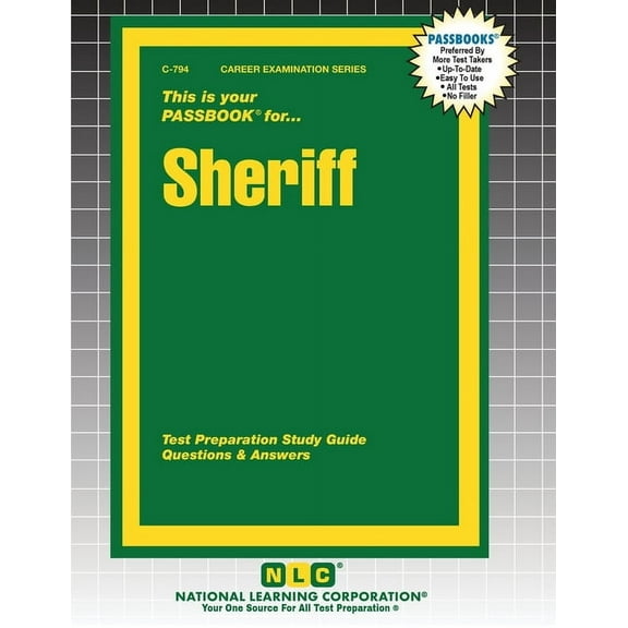 Career Examination Sheriff, Book 794, (Paperback)
