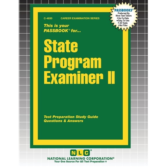 Career Examination State Program Examiner II, Book 4830, (Paperback)