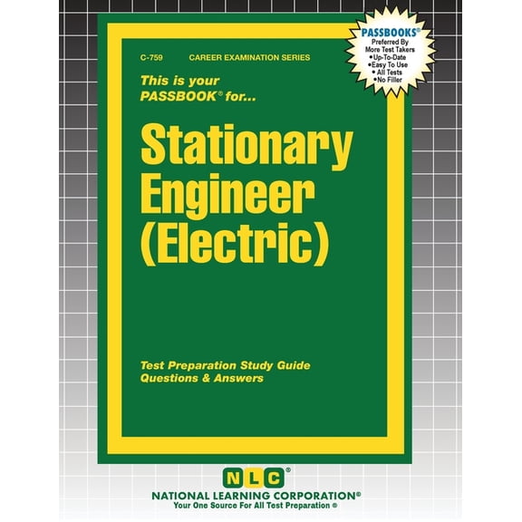 Career Examination Stationary Engineer (Electric), Book 759, (Paperback)