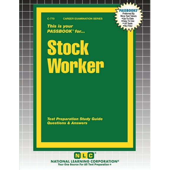 Career Examination Stock Worker, Book 770, (Paperback)