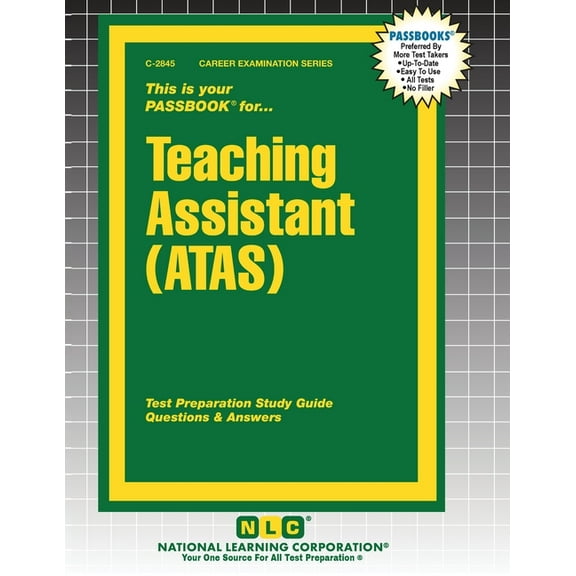Career Examination Teaching Assistant (ATAS), Book 2845, (Paperback)