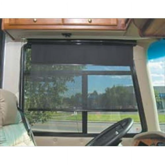 Carefree 12030ZA36R 30 In. Black Maxi-Sidevisor - Right Pull Cord