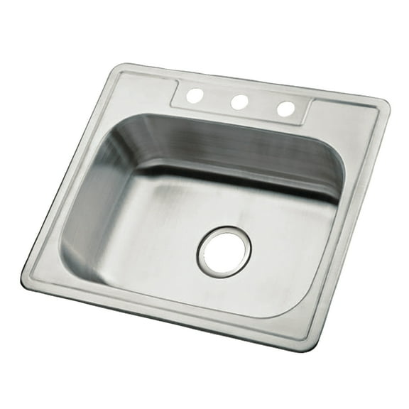 Carefree 25'' L x 22'' W Single Bowl Self-Rimming Kitchen Sink