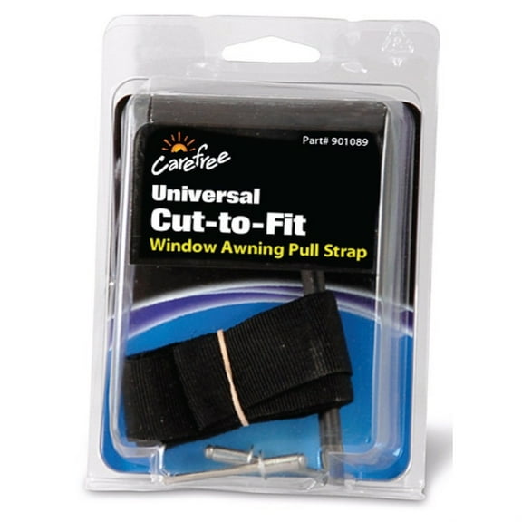 Carefree 901089 Black 31" RV Awning Replacement Pull Strap Cut-to-Fit