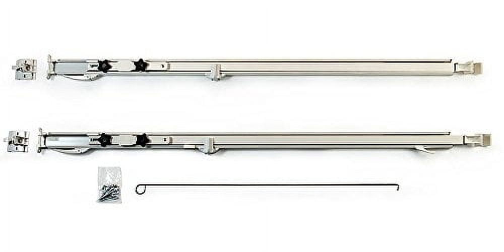 Universal White Manual RV Awning Arm Set with Adjustable Pitch