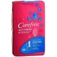 thumbnail image 1 of Carefree Acti-Fresh Extra Long Pantiliners Unscented (Pack of 16), 1 of 1