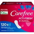 thumbnail image 1 of Carefree Acti-Fresh Regular Pantiliners, Unscented, 120 Ct, 1 of 1