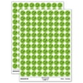 thumbnail image 1 of Carefree Bird Chirping 200+ Round Stickers - Light Green - Gloss Finish - 0.50" Size, 1 of 3