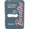 thumbnail image 1 of Carefree Breathe Regular Panty Liners, Irritation-Free Protection, Unscented, 96 Count, 1 of 7