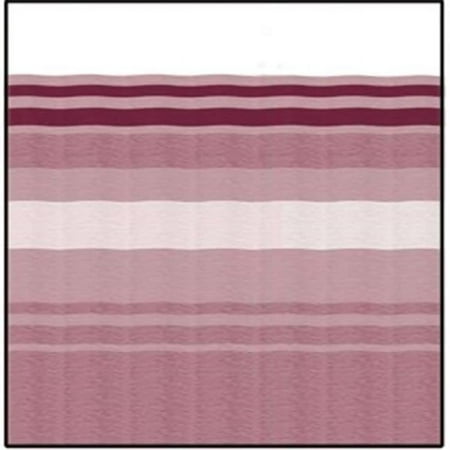 Carefree C6F-JU178B00 16 ft. 2 in. Bordeaux Dune Stripe White