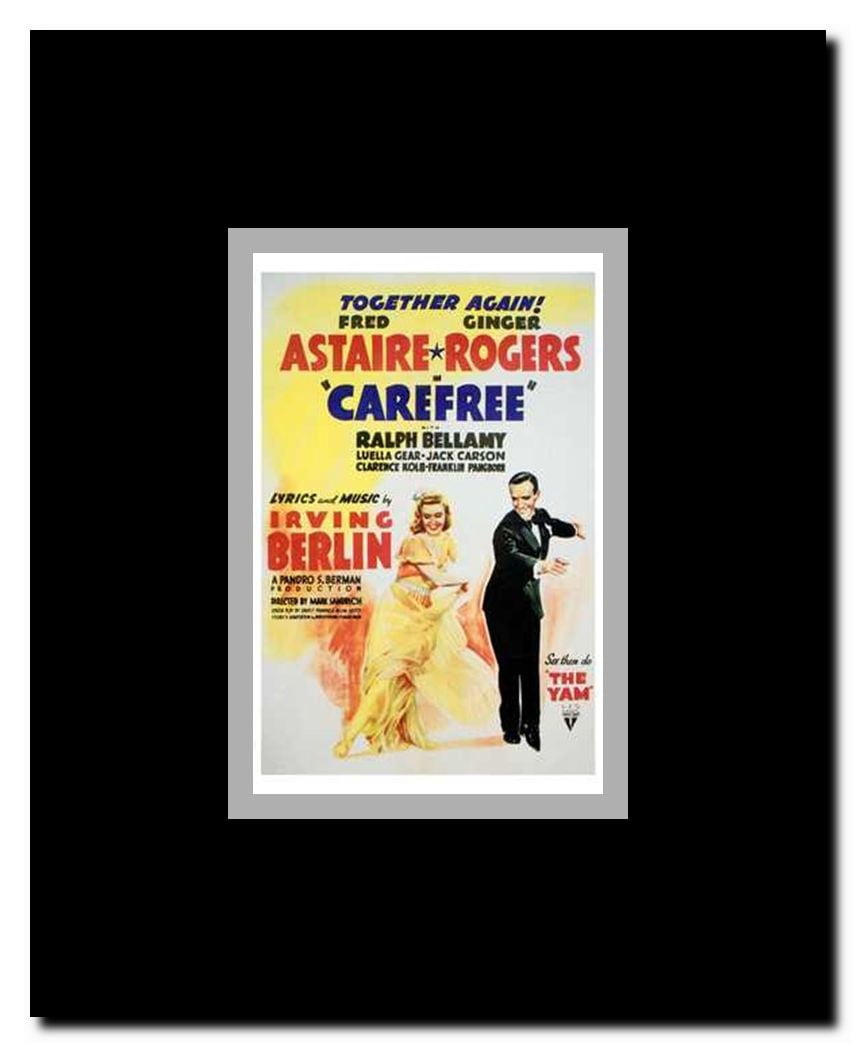 Carefree Framed Movie Poster