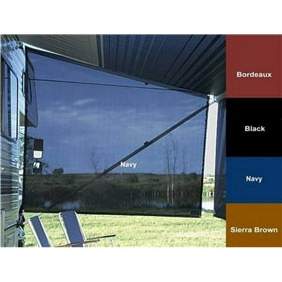 Carefree Of Colorado 88008202 Sideblocker Awning Sun Shade - Sierra Brown - 6' X 8'