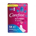 thumbnail image 1 of Carefree Panty Liners Regular Liners Wrapped, 54 Count (Pack of 16), 1 of 2