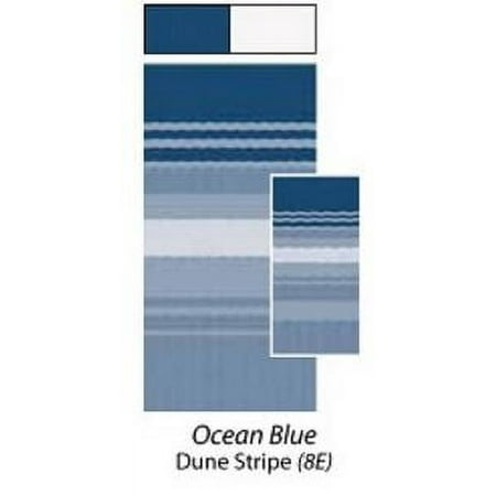 Carefree RV JU218E00 Blue/ Green RV Patio Vinyl Awning Fabric