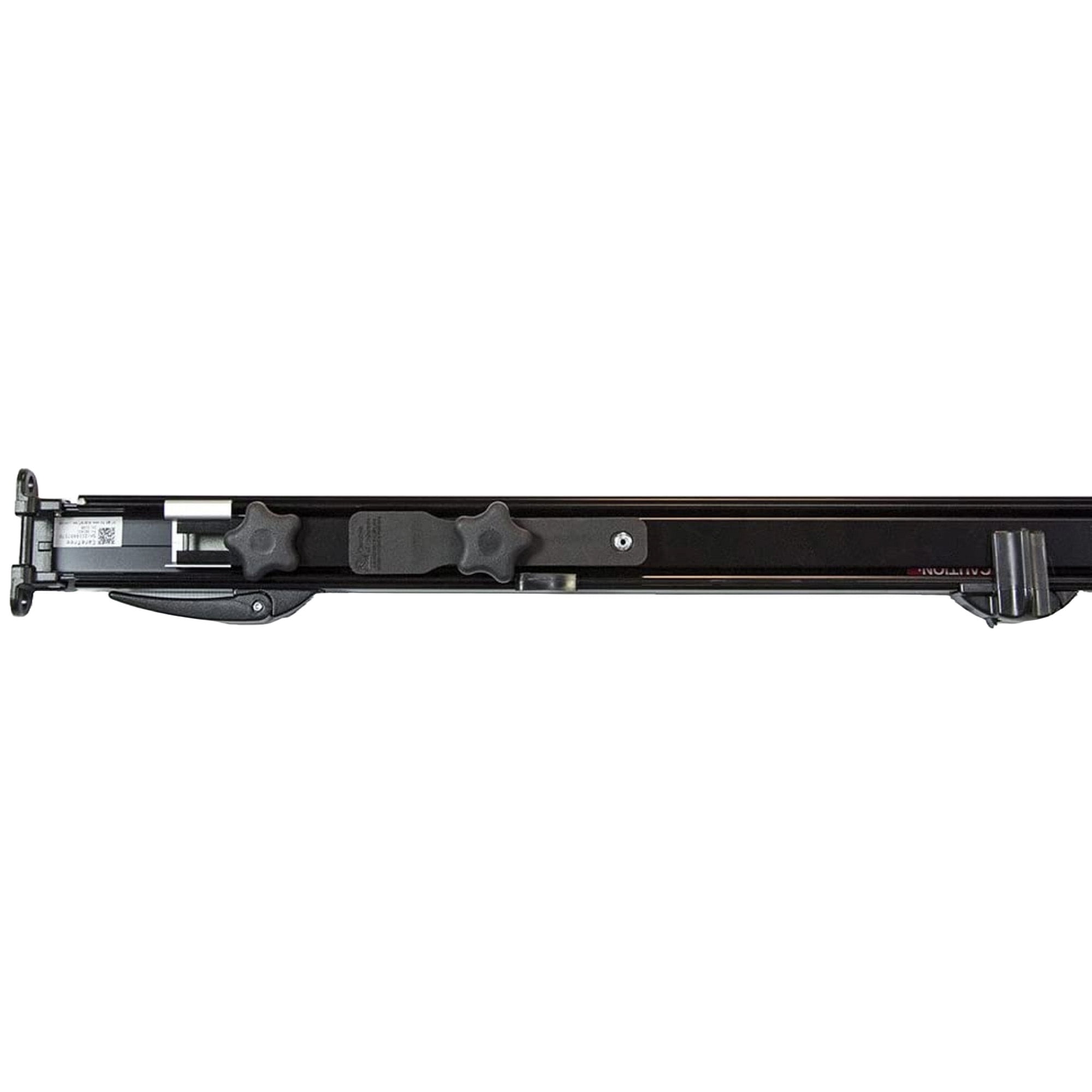Black Aluminum Manual Adjustable Pitch Patio Awning Arm Set