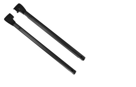 Black Aluminum 8-Foot Electric Patio Awning Arm Set