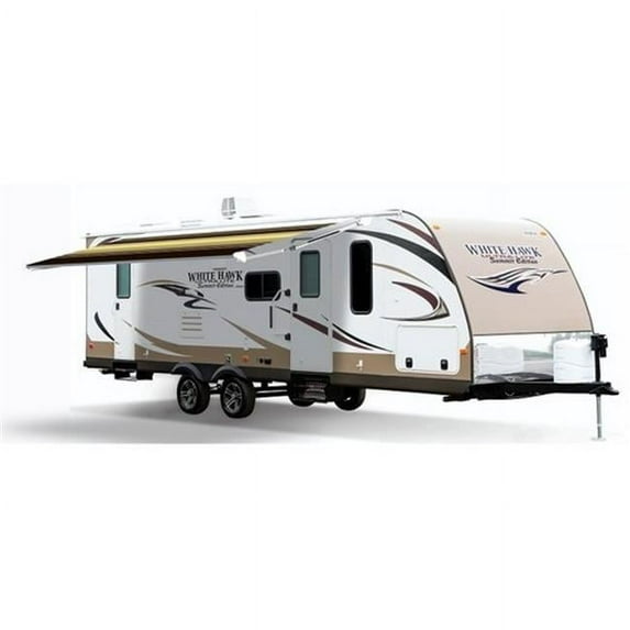 Carefree of Colorado GW216006EB 18 in. White & Black Patio Awning