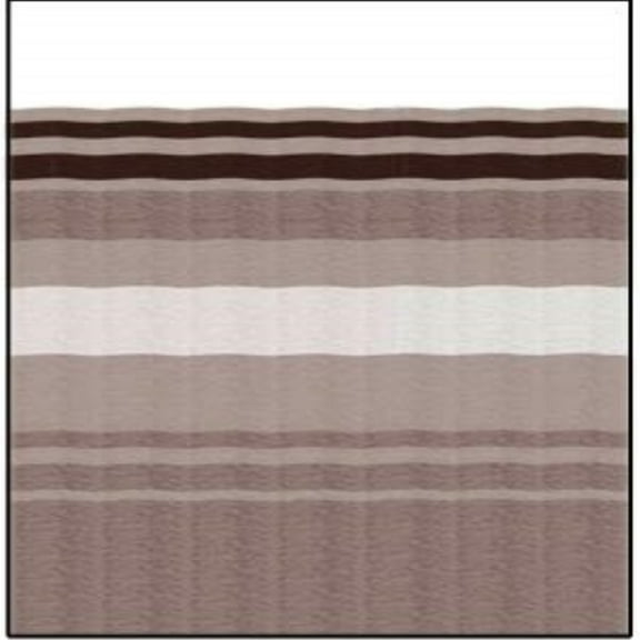 Carefree C6F-JU158A00 14-2 ft. Colorado-1PC Sierra Brown Dune Stripe-White