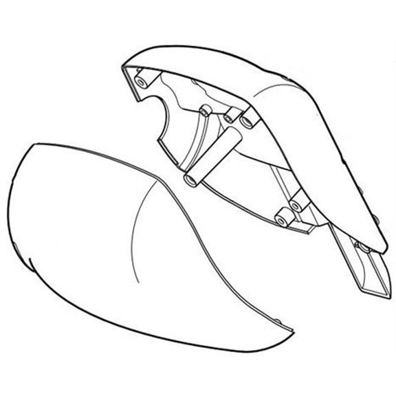 Carefree of Colorado R001329BLK Idler Cover Kit Black